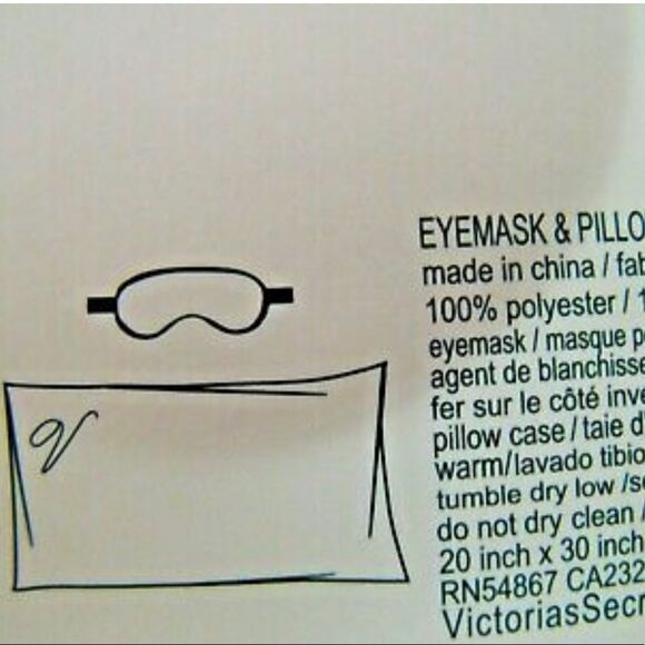 Victoria’s Secret Eye Mask and Pillowcase Gift Set - Picture 5 of 5
